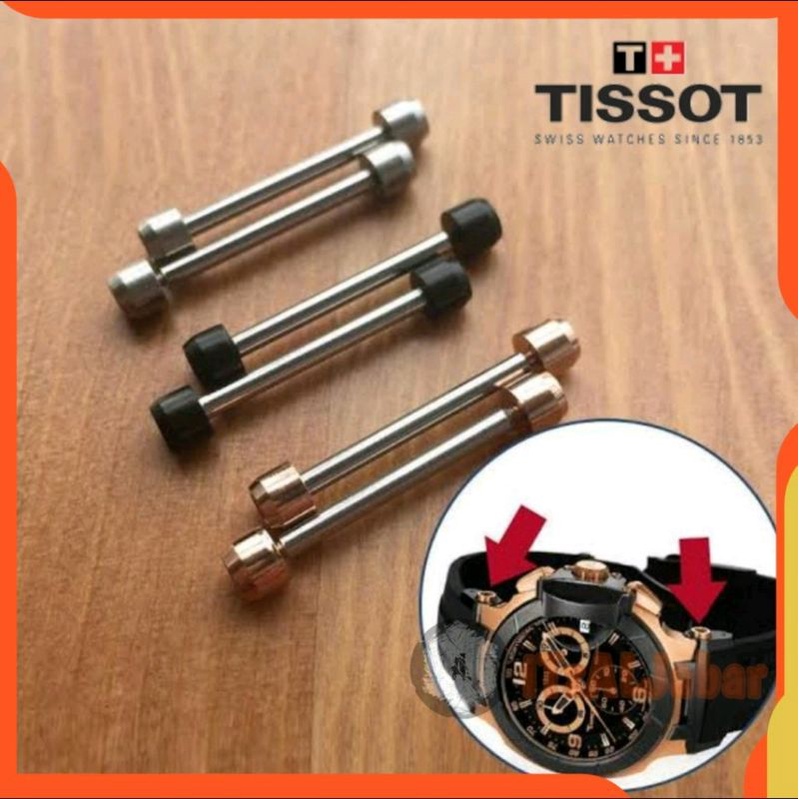 Spring bar pen jam tangan Tissot Trace T Race T race pengait Tali Jam tangan Tissoti