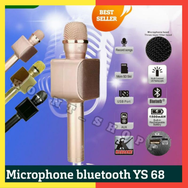 Mic bluetooth ys discount 68