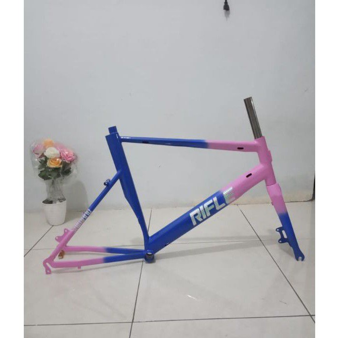 Jual frame set minivelo fixie, custom rifle | Shopee Indonesia