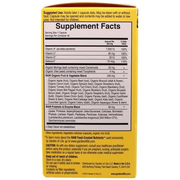 Jual Deltasantosa12 Garden Of Life Vitamin Code Raw B12 1000 Mg 30