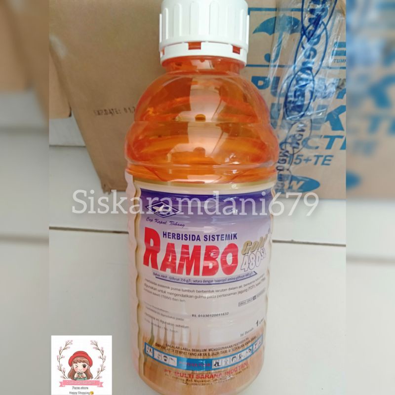 Jual HERBISIDA RAMBO 480SL 1L | Shopee Indonesia