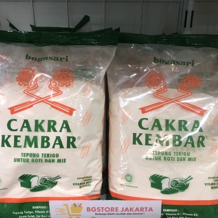 Jual Tepung Terigu Cakra Kembar 1kg Shopee Indonesia 