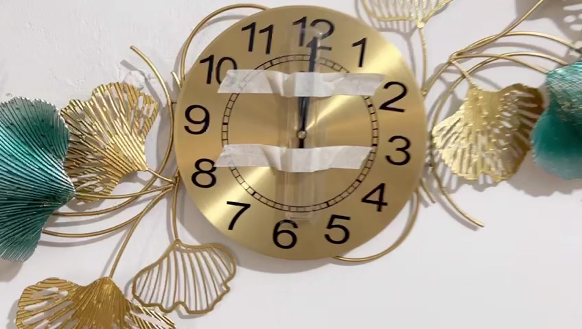 Jual Jam Dinding Dekoratif Motif Bunga Mewah Ruang Tamu, Ruang Makan ...