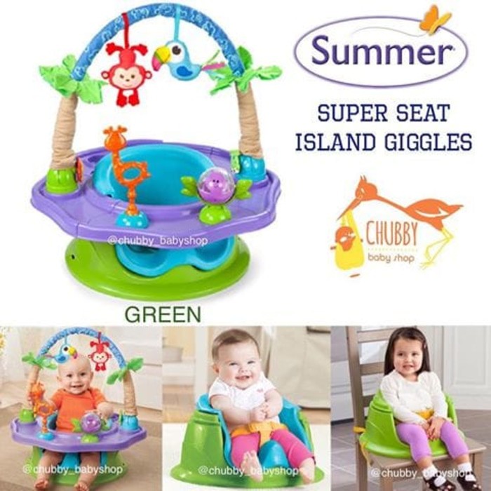 Summer infant island giggles deluxe best sale superseat girl