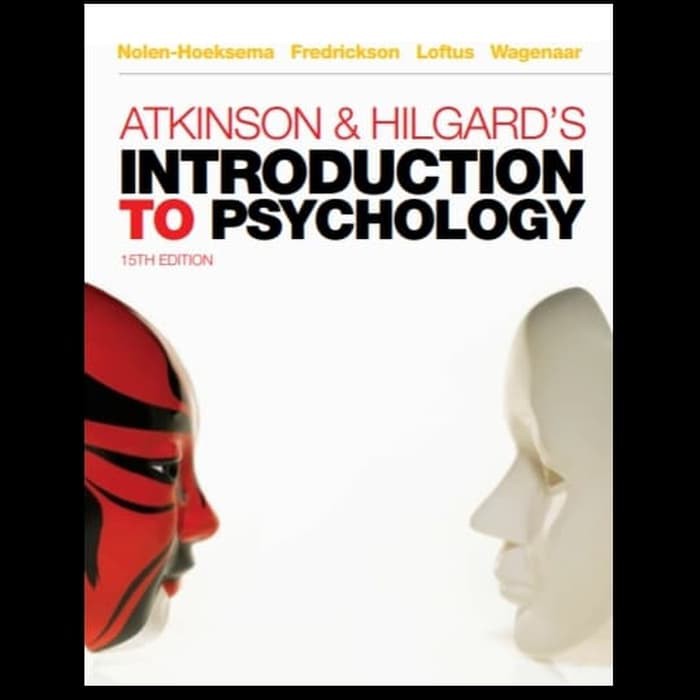Jual buku ATKINSON HILGARDS INTRODUCTION TO PSYCHOLOGY 15TH