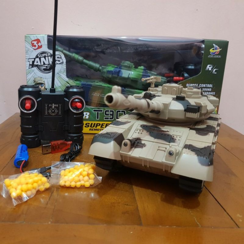 Jual Mainan Remote Control War Tank Murah anak edukatif - tank T90 New ...