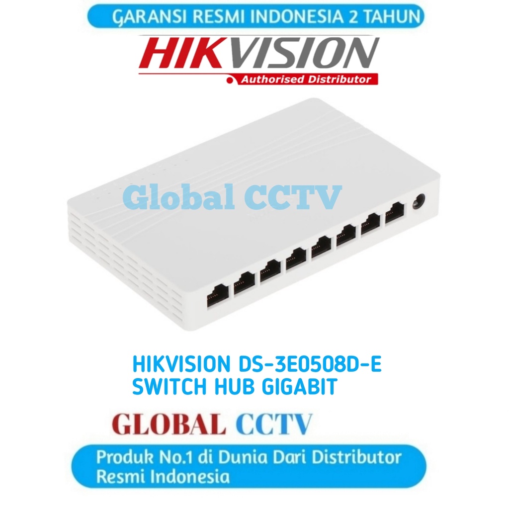 Jual SWITCH HUB GIGABIT 8 PORT HIKVISION DS3E0508DE ORIGINAL
