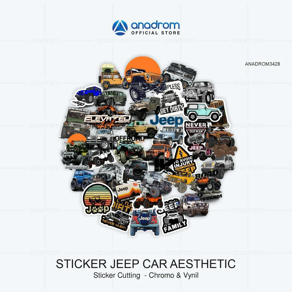 Jual Sticker Jeep Car Aesthetic | Sticker Aesthetic | Anadrom 3428 ...