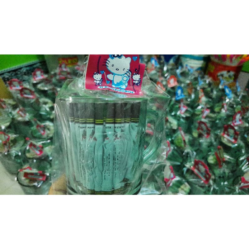 Jual Permen Roko isi 20 berhadiah gelas | Shopee Indonesia