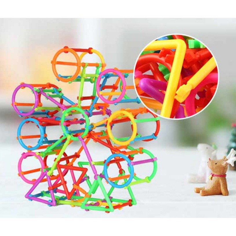 Jual [COD] Mainan Edukasi Anak Cewek Cowok Building Blocks Stick 500 ...
