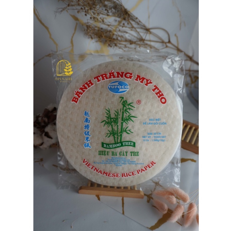 Jual Round Rice Paper 340gr / Bamboo Tree Round Rice Paper 22 cm ...