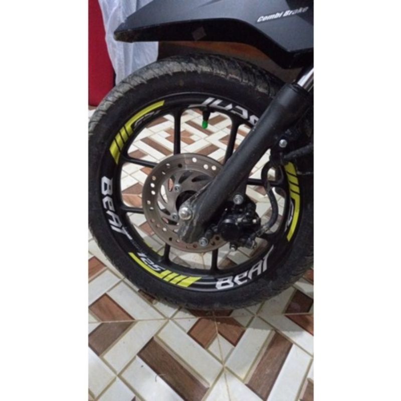 Jual Stiker Beat Sticker Velk Sticker Velg Motor Honda Beat Fi Beat Karburator Beat Street