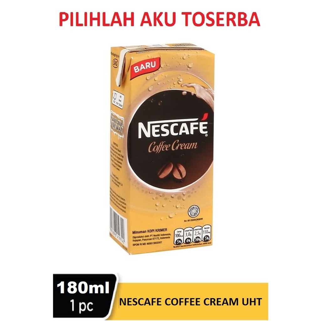 Jual Nescafe Coffee Cream UHT / Kopi Kotak Instan 180 ml (HARGA