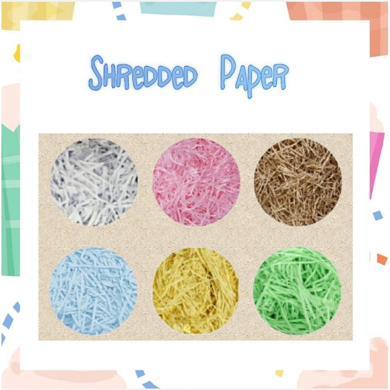 Jual Shredded Paper Kertas Cacah Kertas Serut Kertas Potong Isi Hampers ...