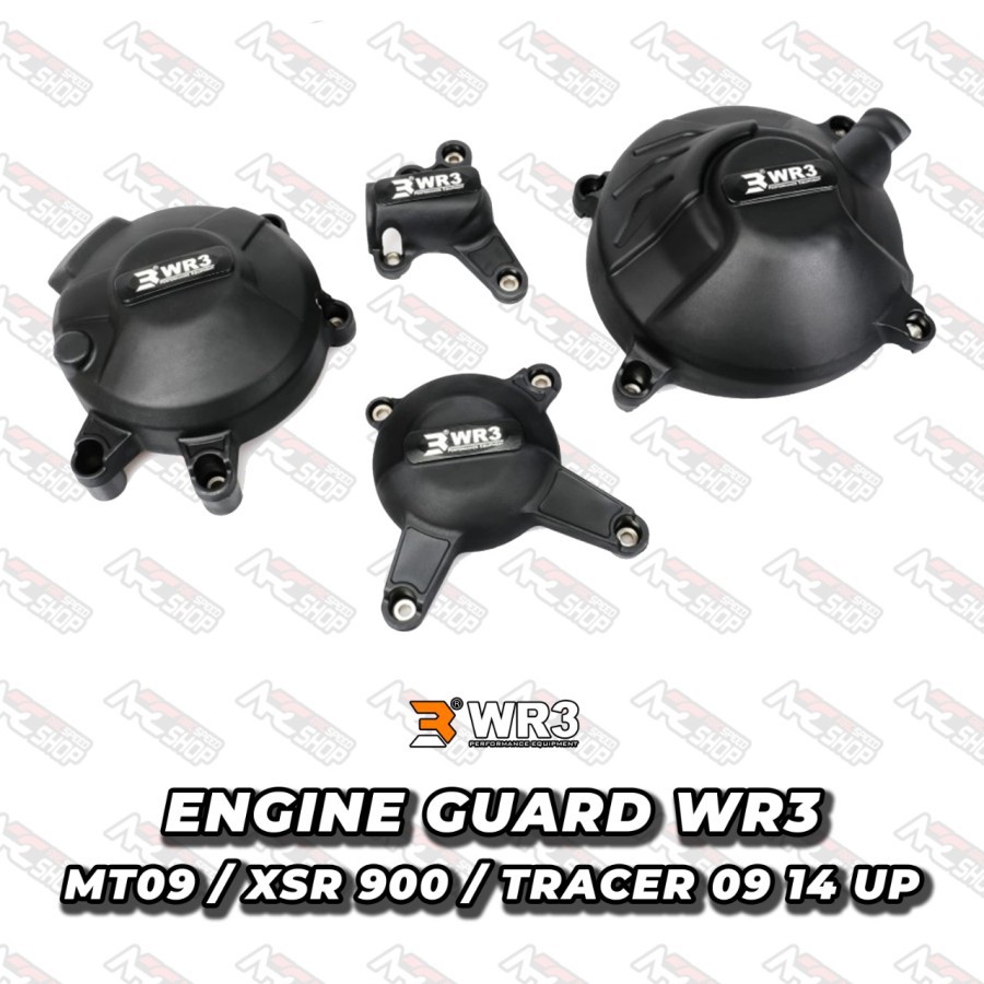 Jual Engine Guard / Cover Engine WR3 MT09 / XSR 900 / TRANCER 09 14 UP ...