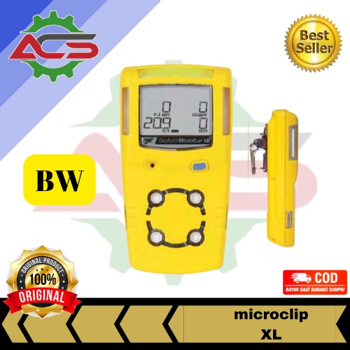 Jual Gas Detector BW Honeywell Microclip XL Multi Gas | Shopee Indonesia