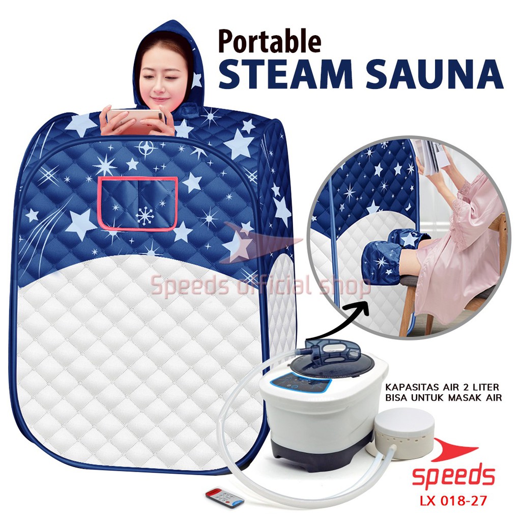 Jual SPEEDS Sauna Portable Portable Sauna Steam Alat Pelangsing Tubuh ...