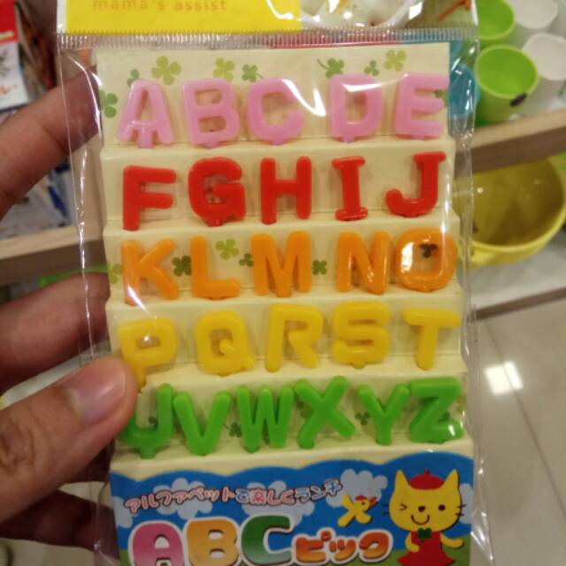Jual Tusuk bento Alfabet Tusuk Bento Huruf Food Picks ABC Tusukan Bekal ...