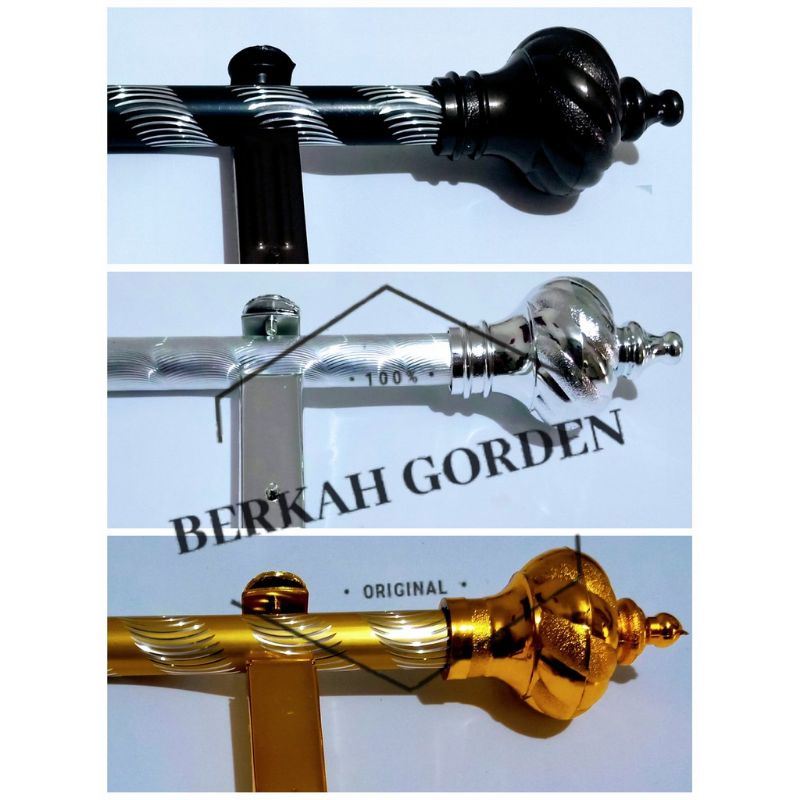 Jual Batang Gorden Tiang Roket Gorden ( Fullset ) Ulir / Batang Gorden ...