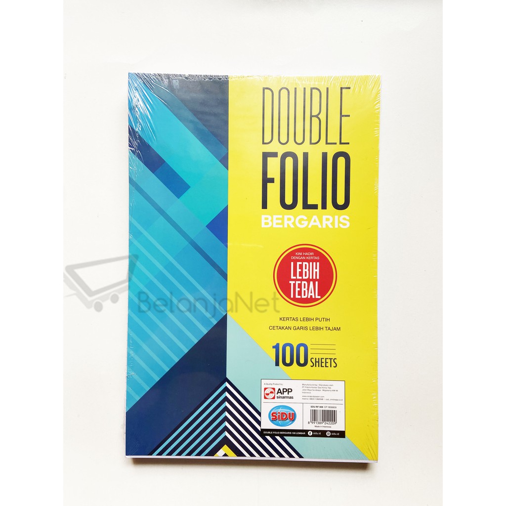 Jual Kertas Double Folio Garis Sinar Dunia Lembar Shopee Indonesia