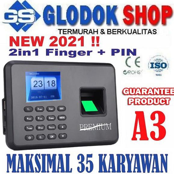 Jual MESIN ABSENSI / MESIN ABSEN / SIDIK JARI / FINGER PRINT A3 ...