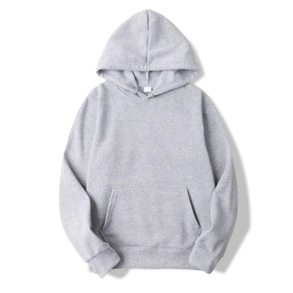 Blank Hoodie Grey Color Sweatshirt High Quality Custom Pullover