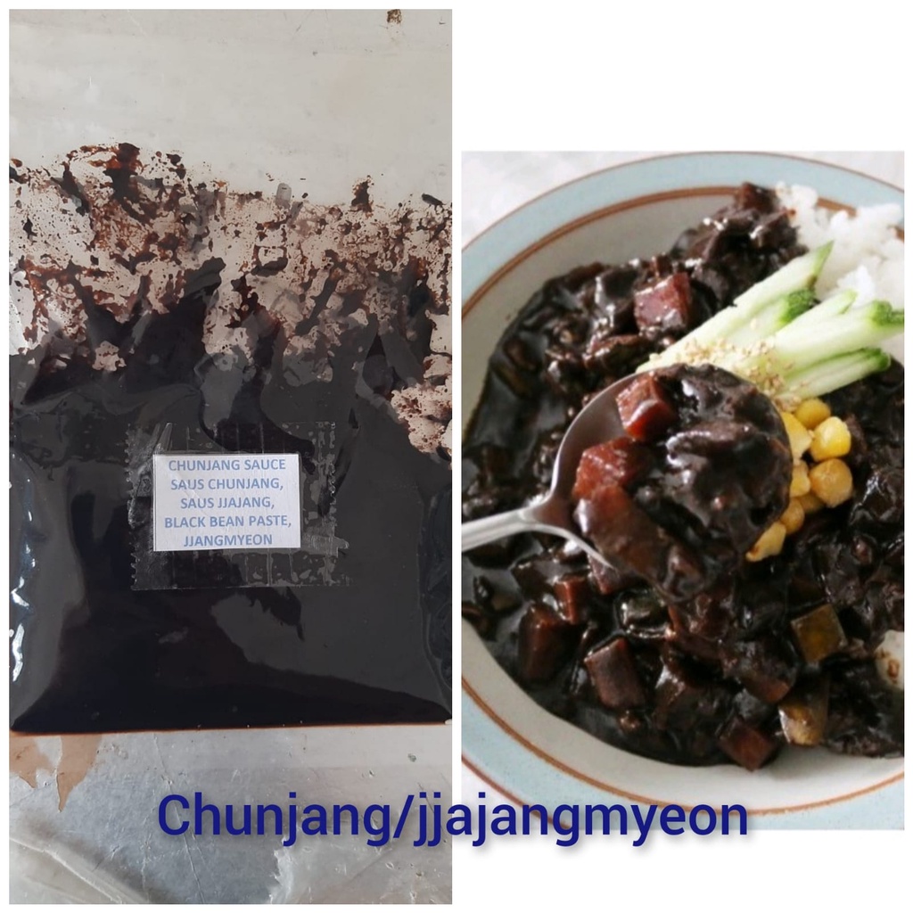 Jual Saus Jjajang Black Bean Paste Chunjang Jjajangmyeon Jjajangmyun 100gr Shopee Indonesia