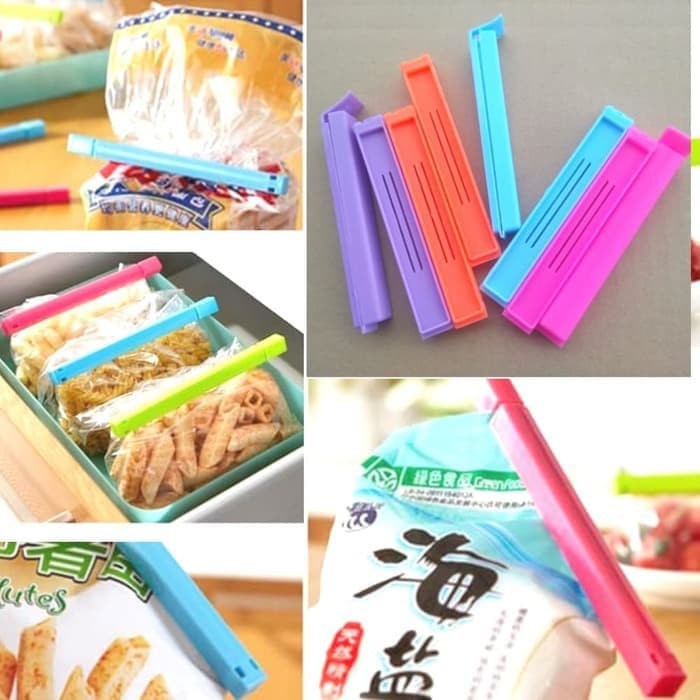 Jual PUSAT23 Clip Food Penjepit Plastik Snack Segel Plastik Makanan ...