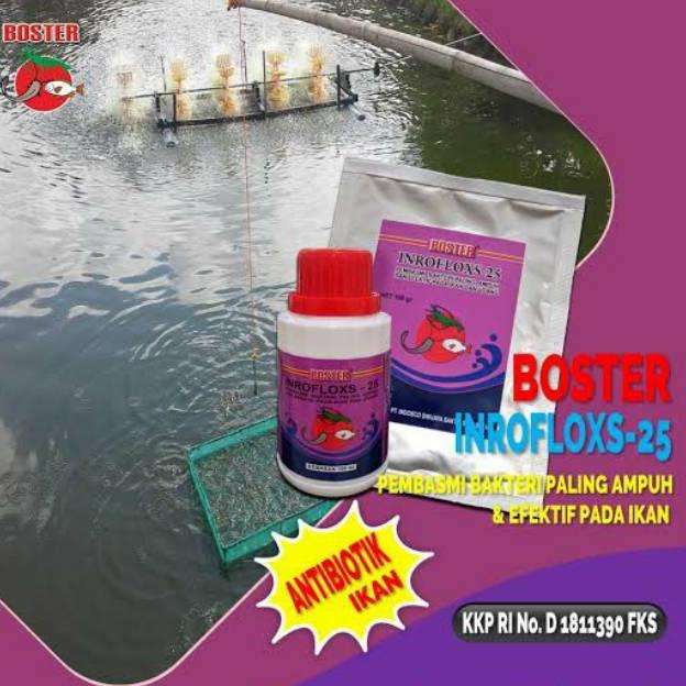 Jual Boster Inrofloxs Obat Pembasmi Bakteri Pada Ikan Udang Gr Shopee Indonesia