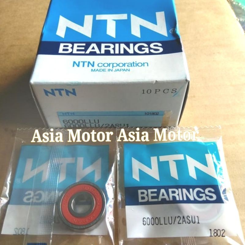 Jual Ball Bearing 6000 LLU NTN Laher 6000 LLU 2RS NTN ORIGINAL Ukuran ...