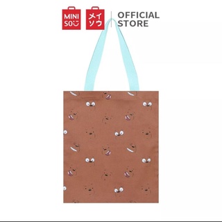 Restock Tas Tote Bag Transparan We Bare Bears Shoulder Bag Miniso Japan Ori