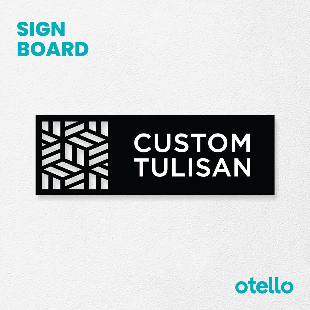 Jual Signage Custom Tulisan Acrylic Sign Board Print Signage Akrilik