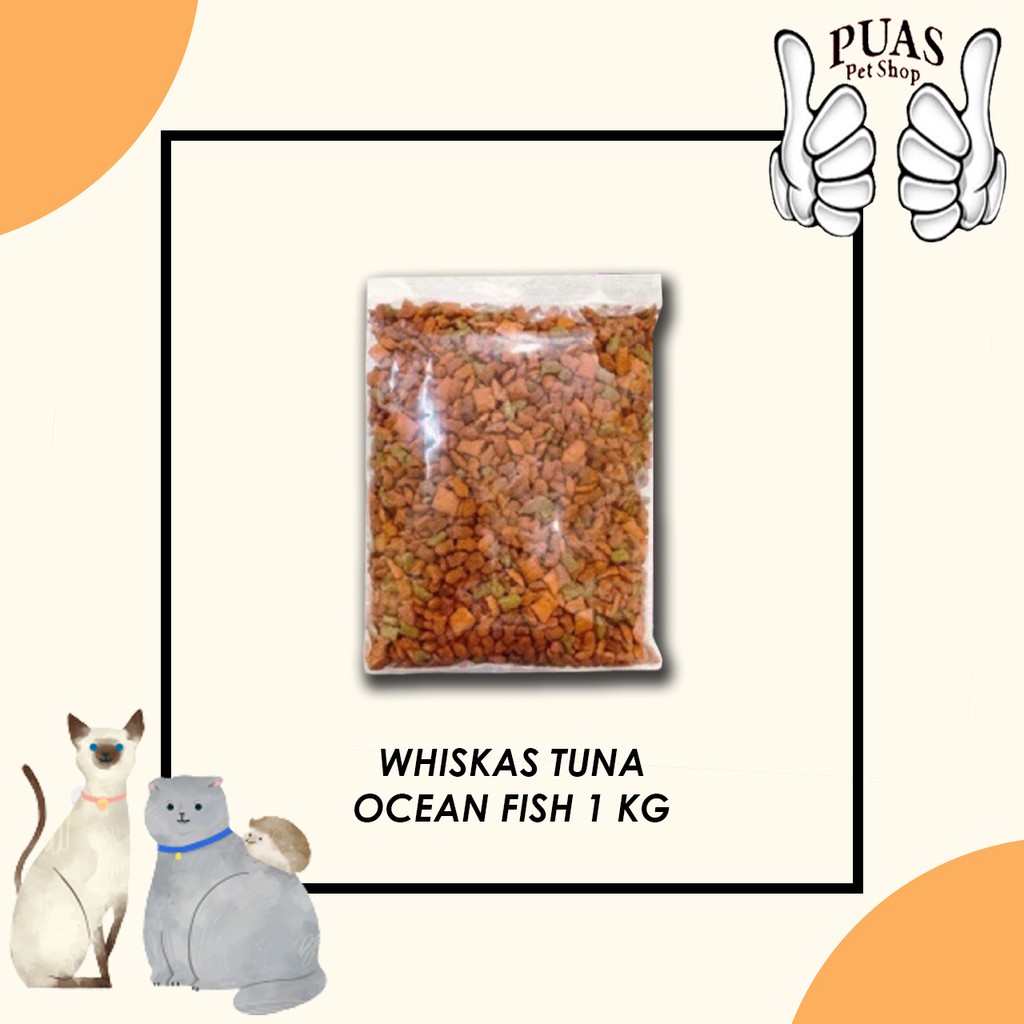 Jual Whiskas Tuna / Ocean Fish 1kg ( repack ) | Shopee Indonesia