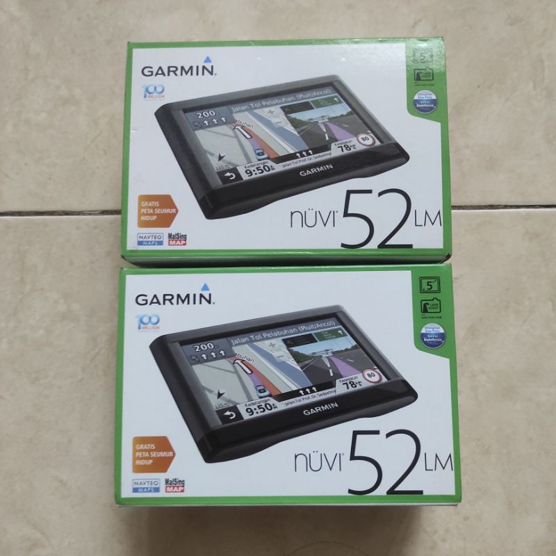 Jual GPS Garmin Nuvi 52LM Baru Free Peta Indonesia | Shopee Indonesia