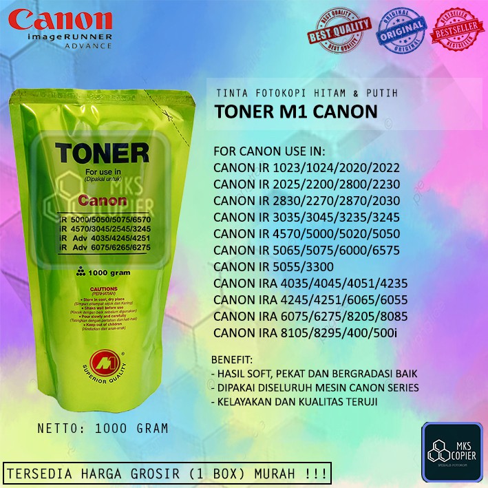 Jual Toner M Canon Tinta Serbuk Powders Fotocopy Machine Shopee