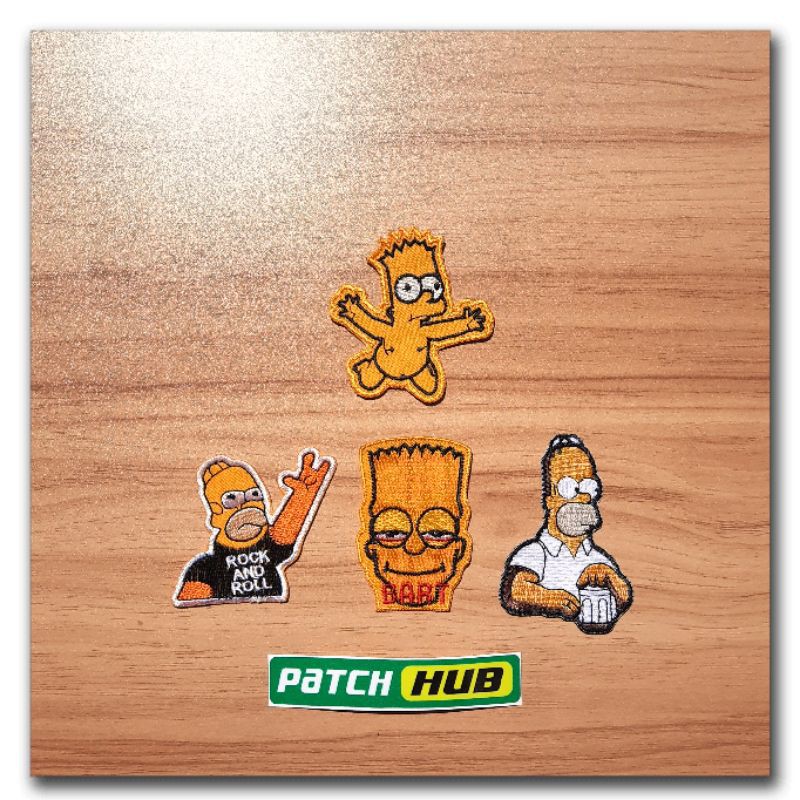 Jual THE SIMPSON PATCH BORDIR No.2 UNIK | Shopee Indonesia