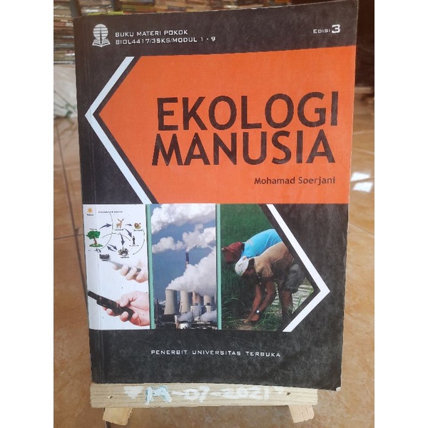 Jual Buku Ekologi Manusia Oleh Muhammad Soerjani | Shopee Indonesia