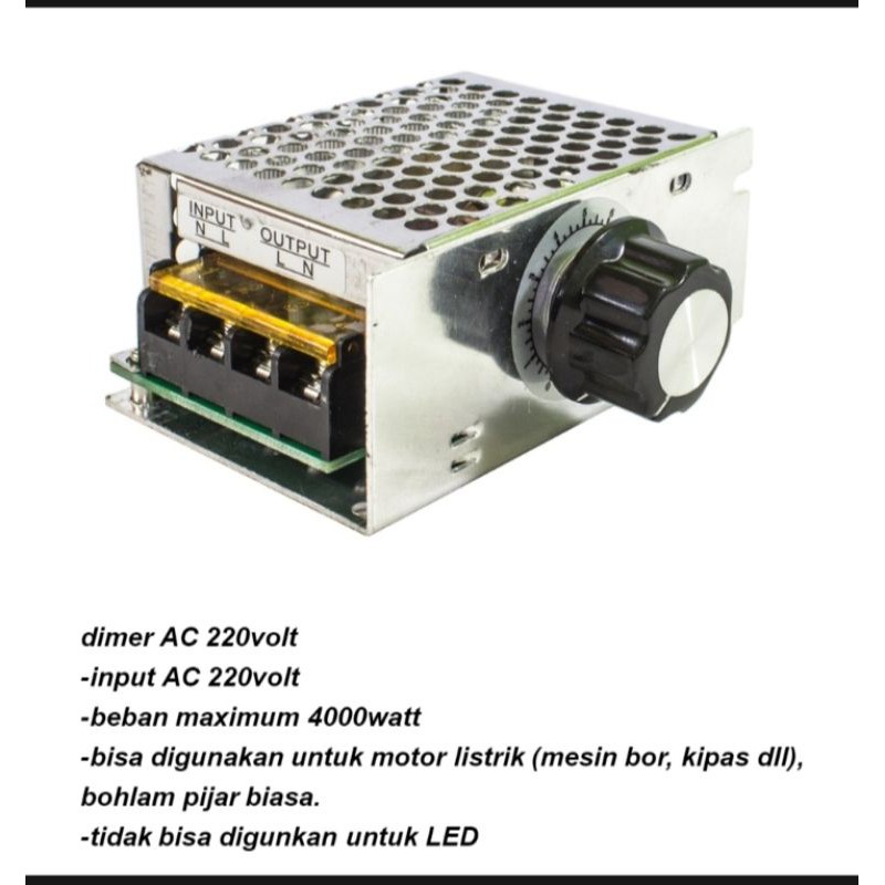 Jual DIMMER AC220VOLT 4000WATT Shopee Indonesia