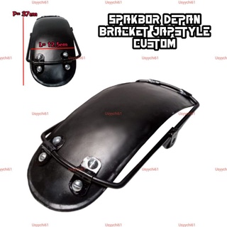 Jual Spakbor Slebor Depan Hitam Japstyle Set Bracket Breket Custom ...