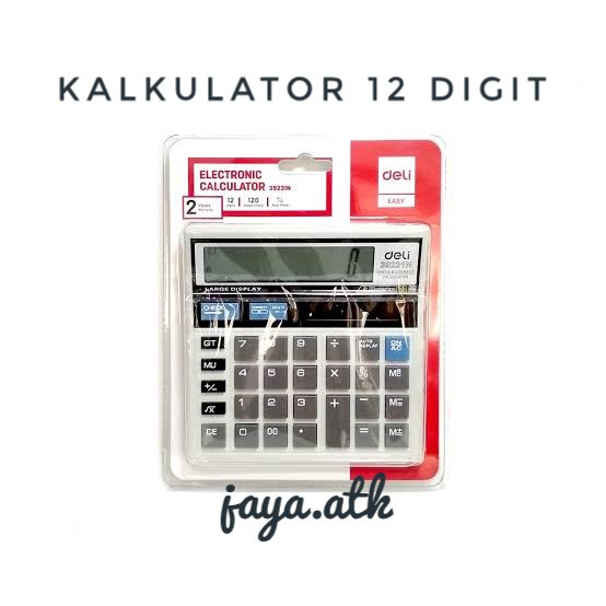 Jual KALKULATOR DAGANG KALKULATOR 12 DIGIT ANGKA CHECK KOREKSI UKURAN ...