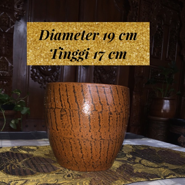 Jual Pot terracotta batik glossy | Shopee Indonesia