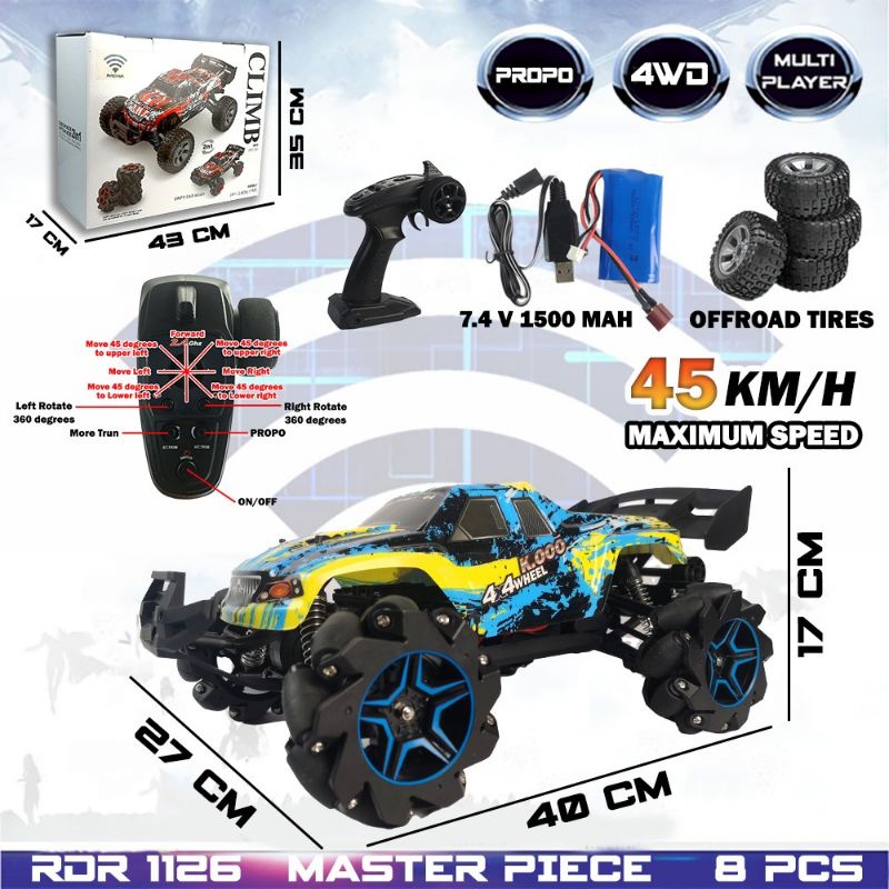 Jual RDR1126 Mobil Remote Control Offroad Besar Rc Rock Crawler RC ...