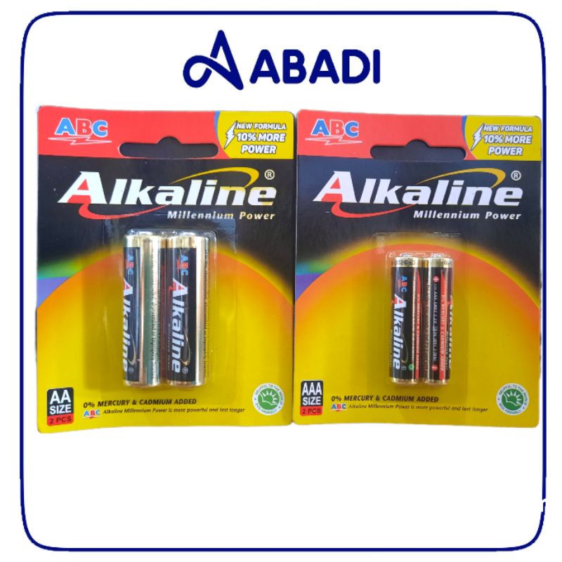 Jual Baterai ABC Alkaline isi 2 | Shopee Indonesia