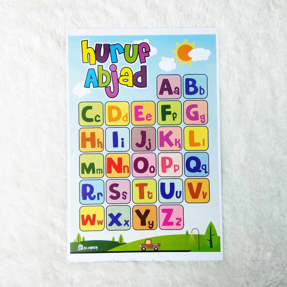 Jual Poster Huruf Abjad Kapital Kecil | Shopee Indonesia