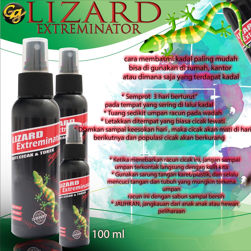 Jual Pembasmi Cicak Super Rizard Repellent Pengusir Cicak Dan Tokek Ml Shopee Indonesia