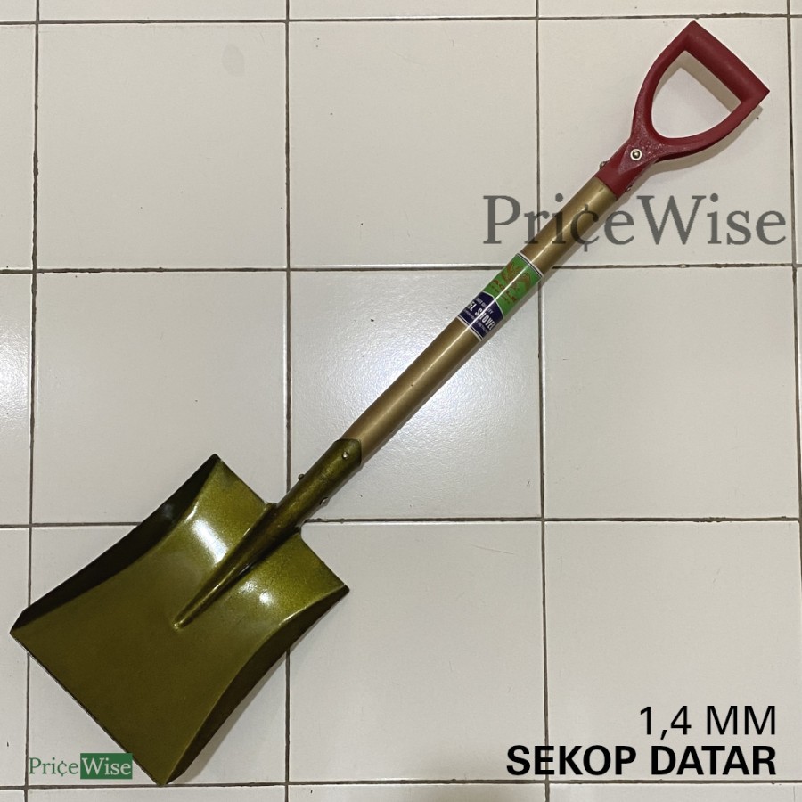 Jual Sekop Datar Gagang PVC Cap Mata 1.4mm / Skop Datar Eagle | Shopee ...