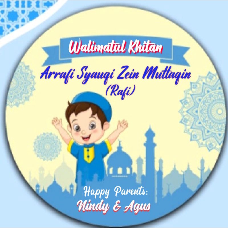 Jual STIKER LABEL TUMPENG MINI ACARA SYUKURAN KHITANAN - AQIQAH - ULANG ...