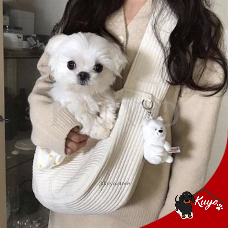 Jual Pet Travelling Shoulder Bag Cat Dog Carrier Korean Style Tas