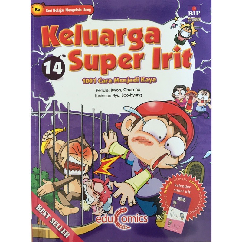 Jual Buku Komik Keluarga Super Irit 14 1001 Cara Menjadi Kaya Shopee