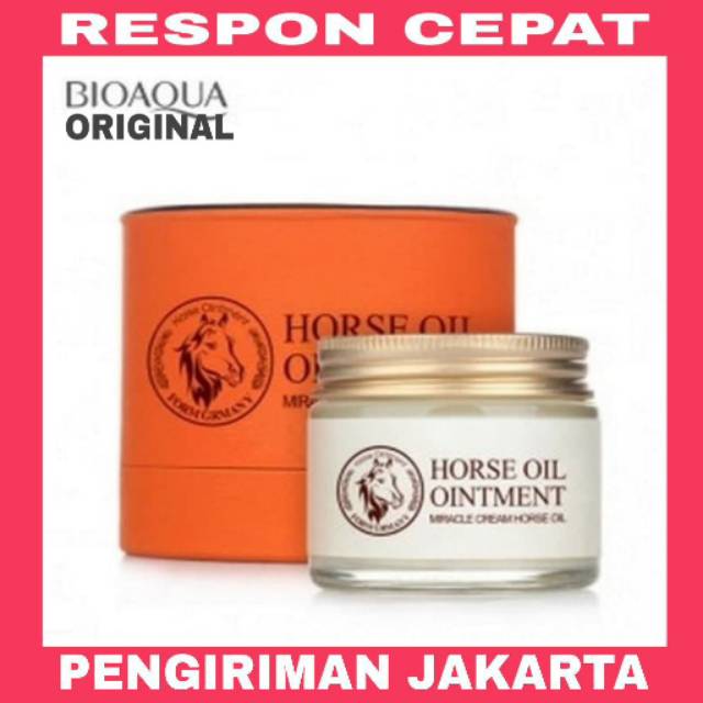 Jual BIOAQUA HORSE OIL OINTMENT - CREAM MINYAK KUDA | Shopee Indonesia